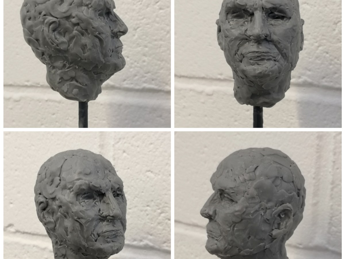 My first project at Heatherley’s with sculptor Tony&nbsp;Mott