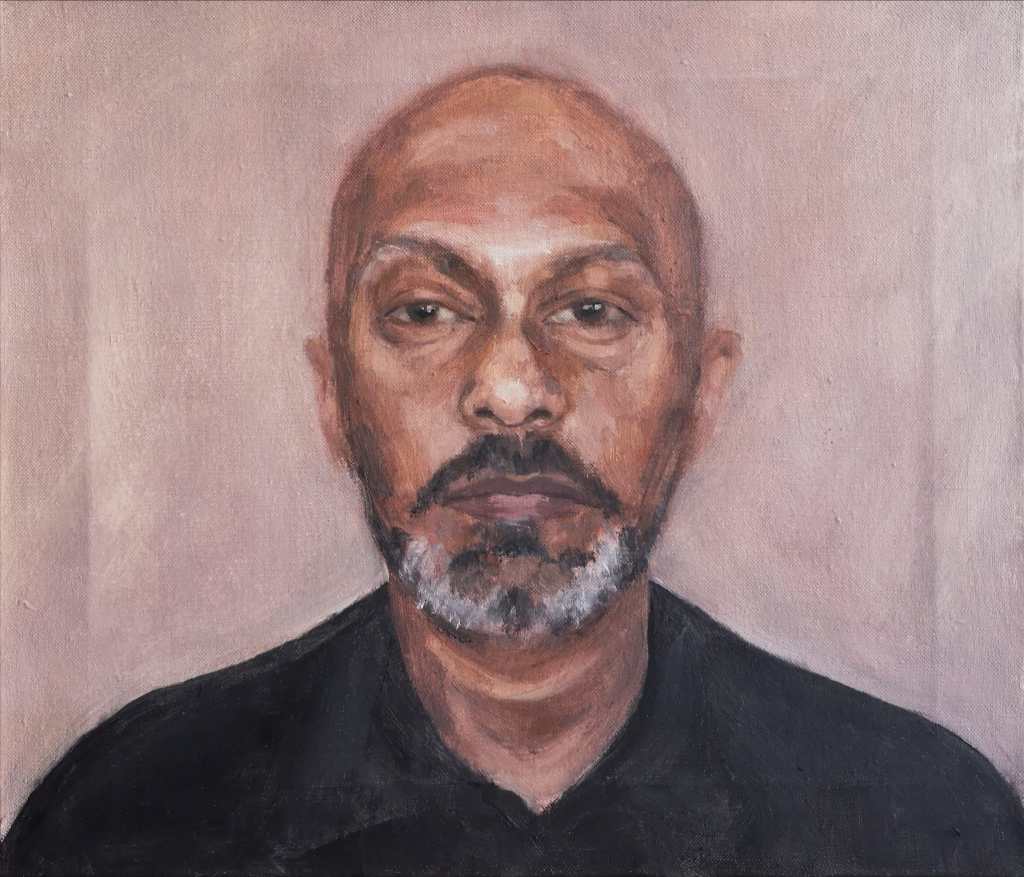 Portrait of Akram Khan by Clara Niniewski for the Portrait Artist of the Week Challenge